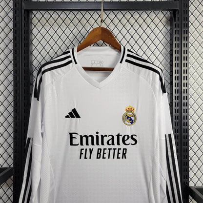 24-25 Real Madrid Home Long Sleeve Jersey