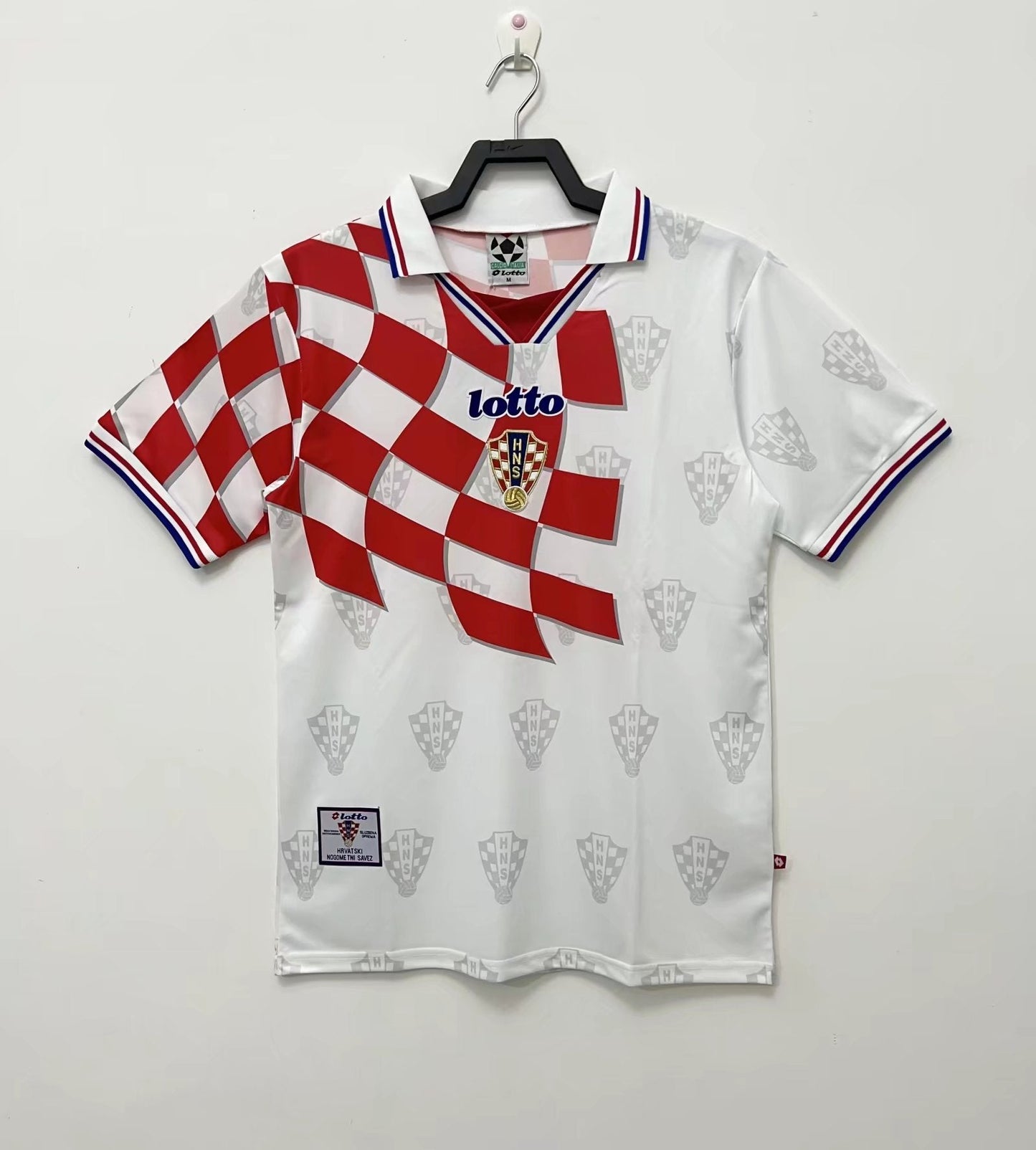 1998 Croatia Home World Cup Retro Jersey