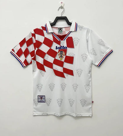 1998 Croatia Home World Cup Retro Jersey