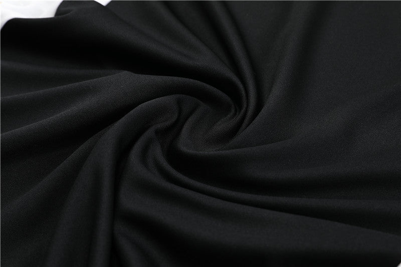 Juventus Black  high Collar Style Tracksuit