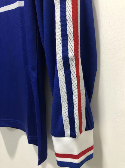 98 France Home Long Sleeve Retro Jersey