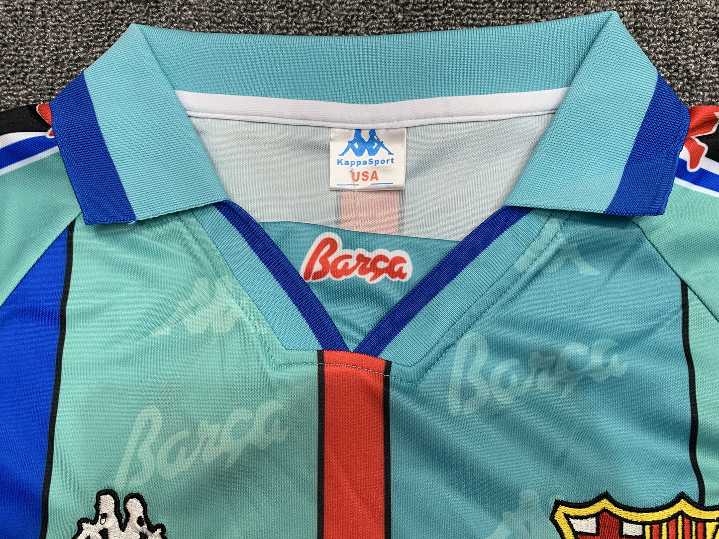 1996-97 Barcelona Away Retro Jersey