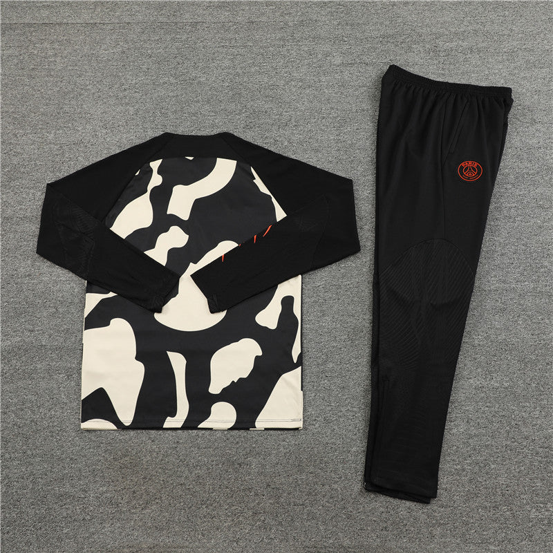 Jordan Paris Yellow and Black Camouflage Style Tracksuit