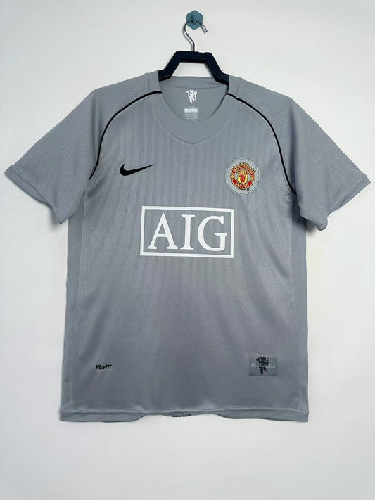 07/08 Manchester United Goalkeeper Grey Jersey