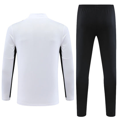 Paris White Color Matching Tracksuit
