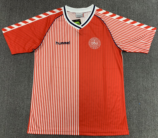 1986 Denmark Home Retro Jersey