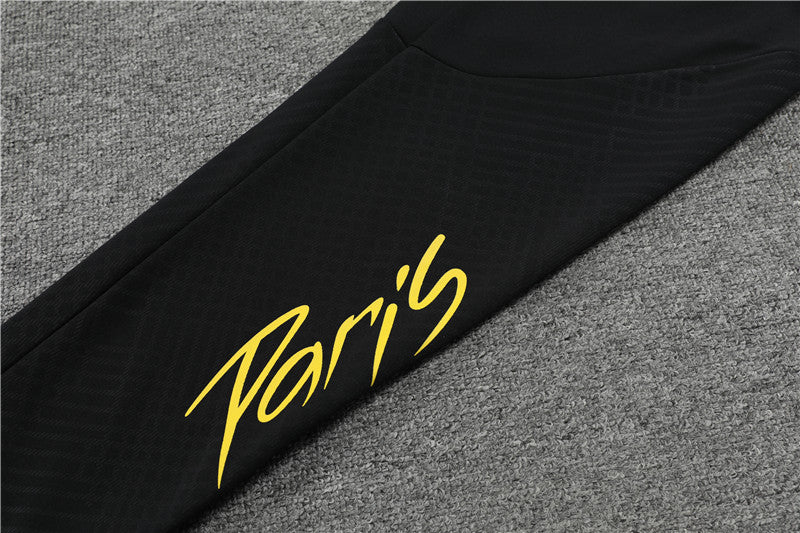 Jordan Paris Black And Yellow Tracksuit