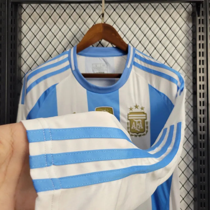 24-25 Argentina Long sleeve Home Jersey