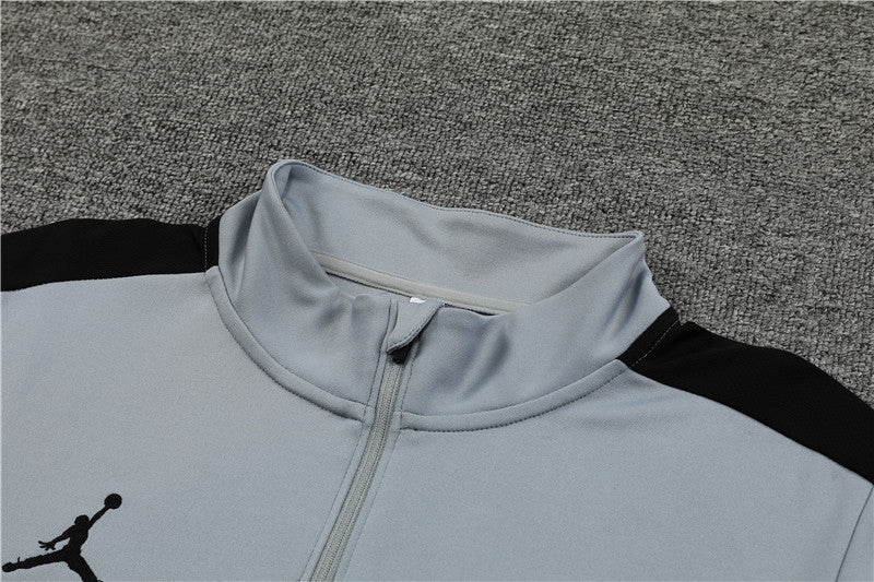 Jordan Paris Light Gray Color Style Tracksuit