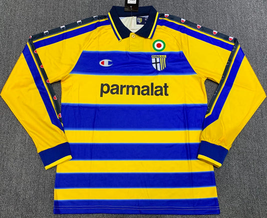 1999-00 Parma Home Long Sleeves Retro Jersey