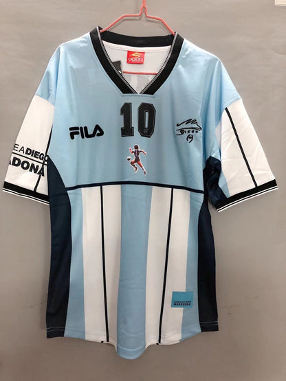 2001 Maradona Commemorative Edition Retro Jersey
