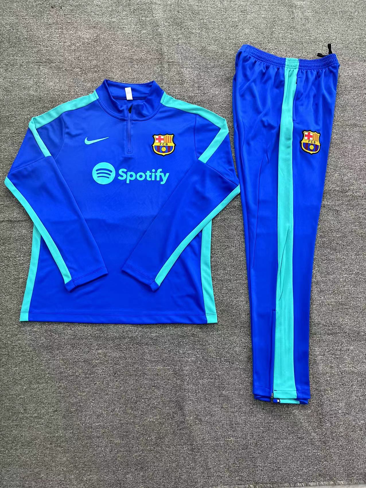 Barcelona Blue Color Color Version Tracksuit