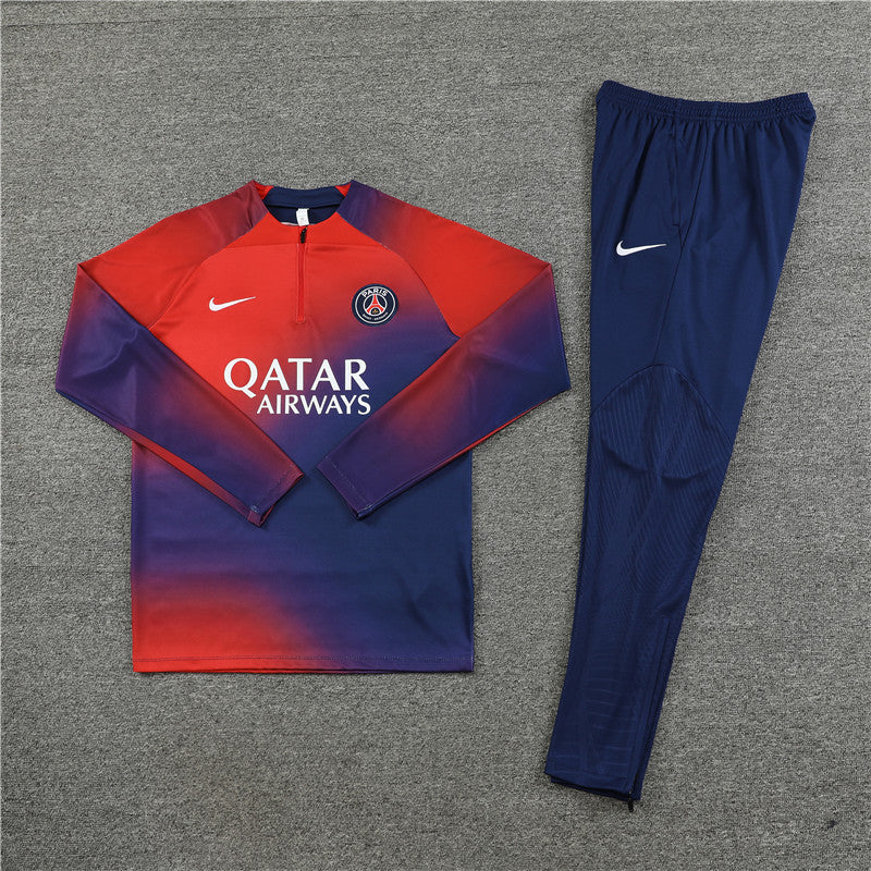 Paris Red And Blue Camouflage Tracksuit