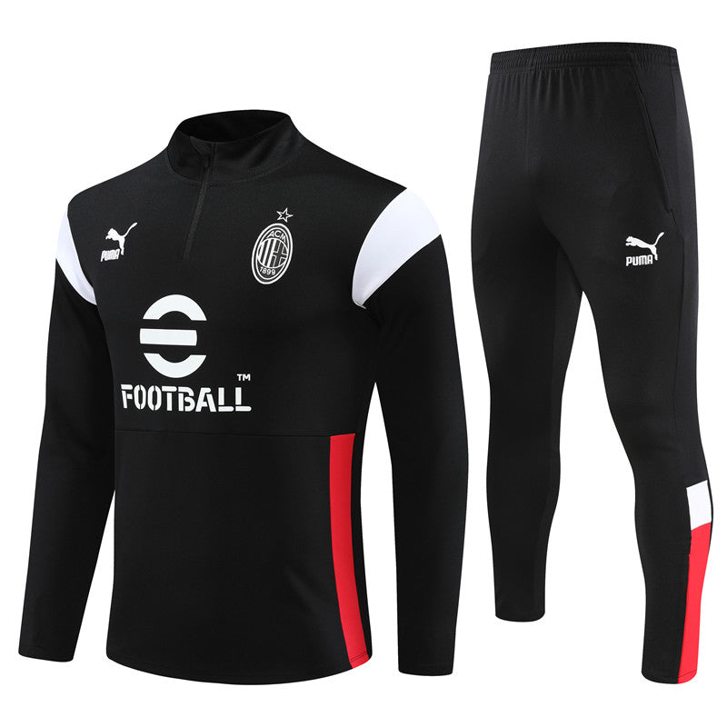 Ac Black Color Version Tracksuit