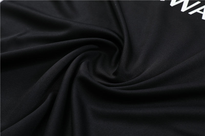 Paris Black Color Matching Tracksuit