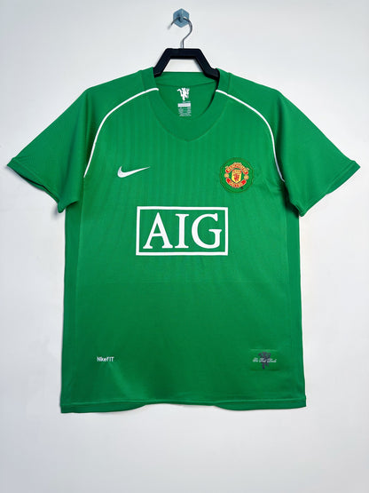 07/08 Manchester United Goalkeeper Green Jersey