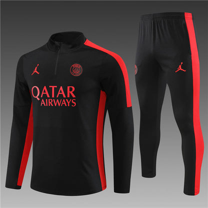 Jordan Paris Black Color Tracksuit