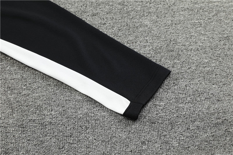 Paris Black Color Matching Tracksuit