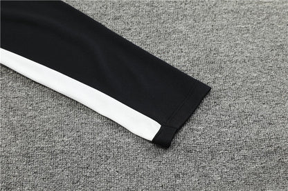 Paris Black Color Matching Tracksuit