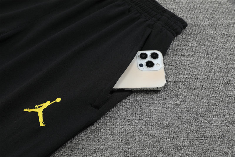 Jordan Paris Black And Yellow Tracksuit