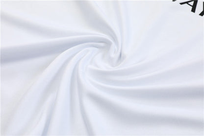 Paris White Color Matching Tracksuit